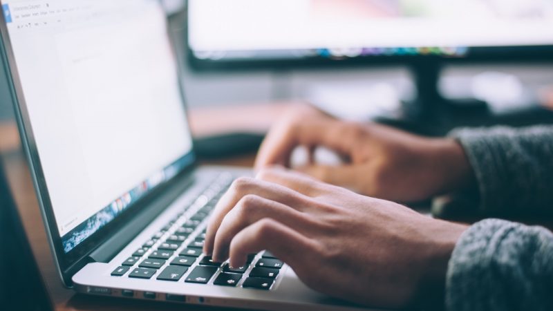 hands-typing